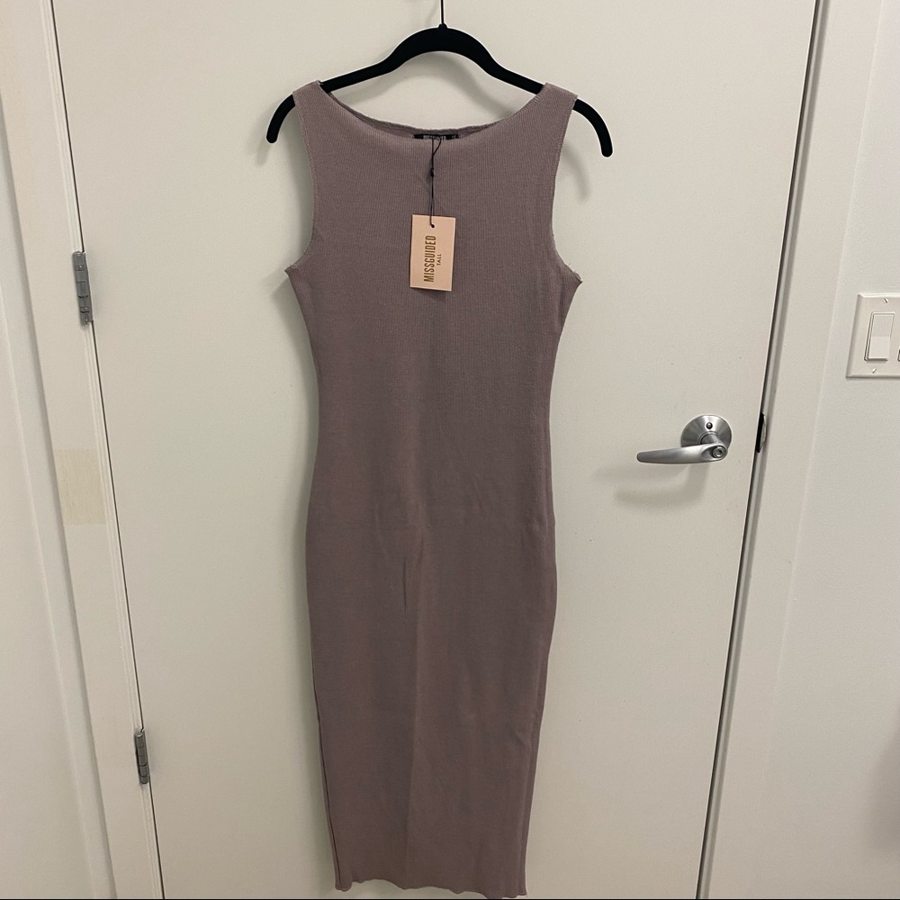 Lilac tank midi dress